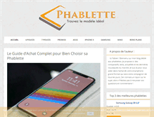 Tablet Screenshot of phablette.info